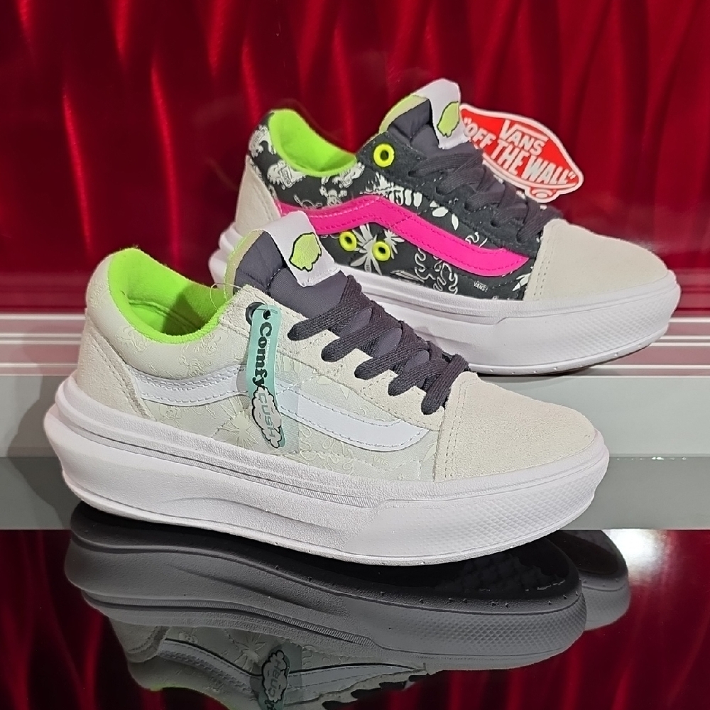Vans Old Skool Over Singles Day Multi/True White Multiple Men's 11.5 Women's 13